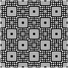 Design seamless monochrome geometric pattern. Abstract background. Vector art.Perfect for site backdrop, wrapping paper, wallpaper, textile and surface design. 