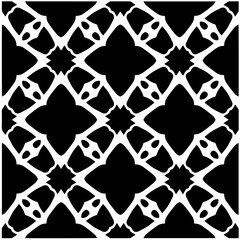 Design seamless monochrome geometric pattern. Abstract background. Vector art.Perfect for site backdrop, wrapping paper, wallpaper, textile and surface design. 