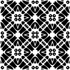 Fototapeta premium Design seamless monochrome geometric pattern. Abstract background. Vector art.Perfect for site backdrop, wrapping paper, wallpaper, textile and surface design. 