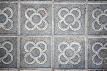Concrete pavilions typical of all of Barcelona, the image that is seen when walking along its sidewalks