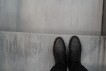 Abstract Escalator, Moving Staircase, Metro Elevator, Electric Stairway, Moving Stairs, Mall Escalator