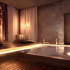 スパやサロンのような癒し空間