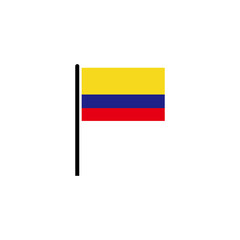 independence day of Colombia icon set vector sign symbol 
