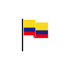 independence day of Colombia icon set vector sign symbol 