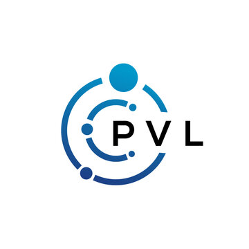 PVL letter technology logo design on white background. PVL creative initials letter IT logo concept. PVL letter design.