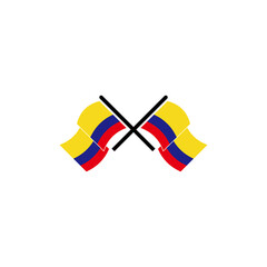 independence day of Colombia icon set vector sign symbol 
