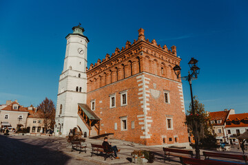 Renaissance city hall in Sandomierz, świętokrzyskie voivodeship, Poland