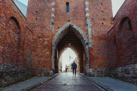 Opatowska Gate in Sandomierz (Poland)