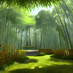 竹林のイメージ。