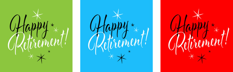 Happy retirement !