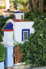 Miniatur-Kirche in Zia - Schöne Stadt auf der Insel Kos (Griechenland)