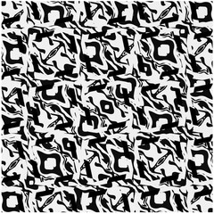 Monochrome Repeat Pattern.black and white grunge  background.Abstract halftone pattern.