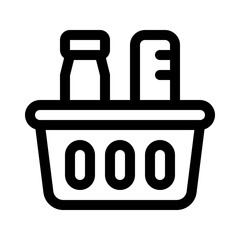 grocery line icon