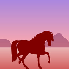 horse (red)