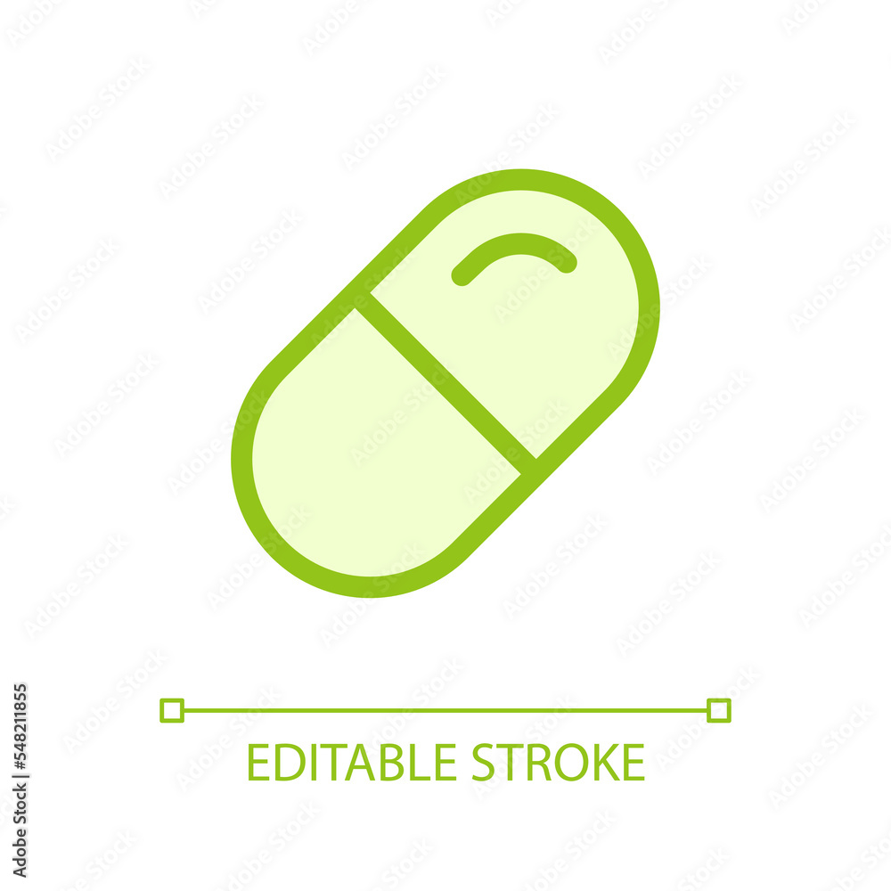 Poster medication pixel perfect glassmorphism ui icon. medical prescription. color filled line element with