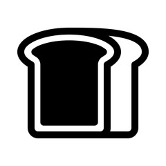bread glyph icon