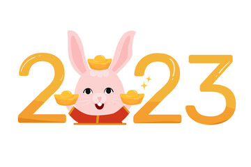 the year of rabbit 2023 icon 