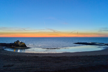 Blue hour at Viking Bay in Broadstairs, Thanet