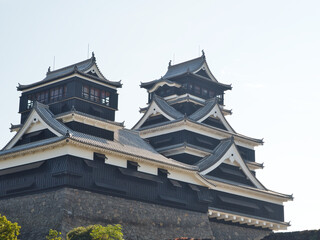 Kumamoto Castle in Kumamoto Prefecture, Japan