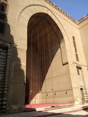 Iwan in the Mosque-Madrasa of Sultan Hassan in Cairo, Egypt