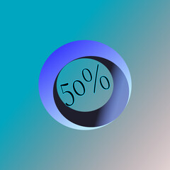 circular in 3D 50%