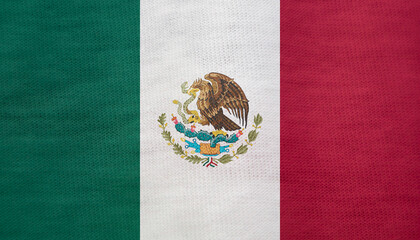mexican flag texture as a background - Powered by Adobe