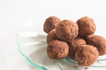 sweet potato and chocolate truffles balls