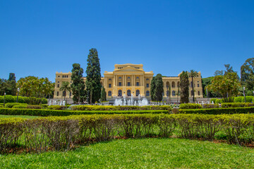 Fototapeta premium PARQUE DA INDEPENDÊNCIA. MUSEU DO IPIRANGA BRASIL INDEPENDENTE. PÁTRIA LIVRE. 