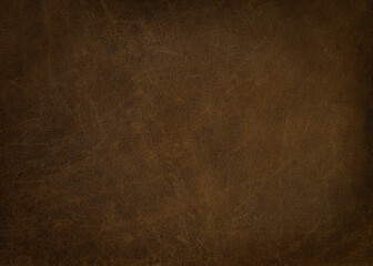 Natural brown leather texture for background