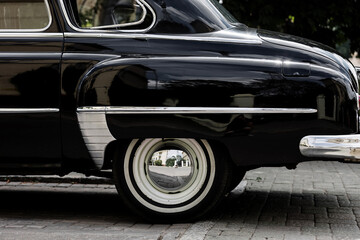 Fototapeta na wymiar detail of a vintage car