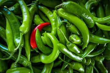  Raw Green Organic Serrano Peppers.  green chili peppers