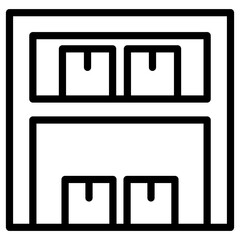 box shelf icon