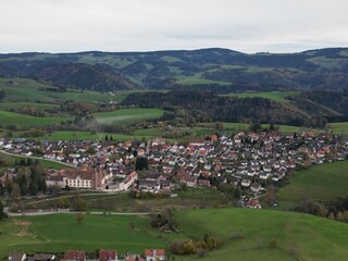 Fototapeta na wymiar Glottertal is a village in the district of Breisgau-Hochschwarzwald in southwestern Baden-Württemberg near Freiburg im Breisgau Germany Europe 