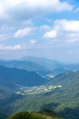 view from the top of mountain