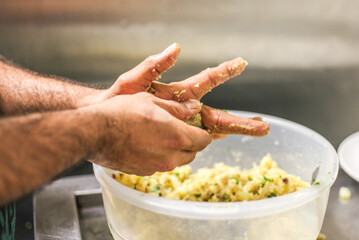 preparation of indian food