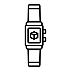 Smartwatch Line Icon