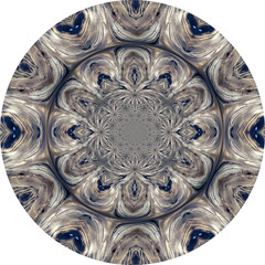 ornamental ornament, abstract flower grey black pattern dish