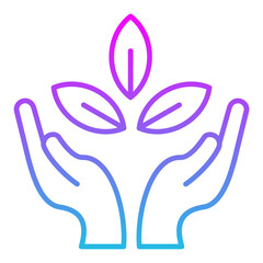 Conservation Line Gradient Icon