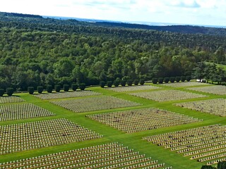 Ossuary and fort of Douaumont - Military cemetery with Christian and Muslim graves - Battle of...