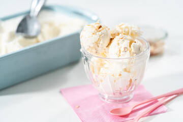 Coconut ice cream