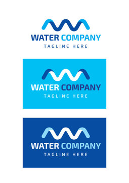 Logo-Vorlage für Firma im Bereich Wasser