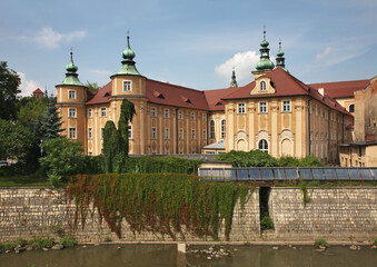 Franciscan monastery in Klodzko. Poland - obrazy, fototapety, plakaty