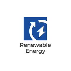 Renewable Energy Logo. Nature Power Logo Template. You can change text and colors very easy using the named and organized layers that includes the file.