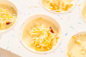 Bacon and cheese egg muffin