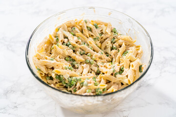 Macaroni Salad with Chicken