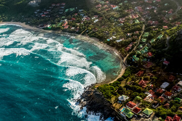 View of Saint Barthelemy island, Caribbean