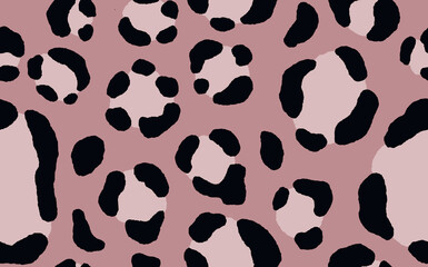 Abstract modern leopard seamless pattern. Animals trendy background. Color decorative vector stock illustration for print, card, postcard, fabric, textile. Modern ornament of stylized skin