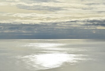 ocean and clouds