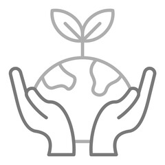 Environment Greyscale Line Icon
