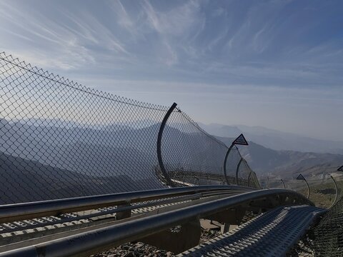 Jais Sledder, Low-slung Track, Toboggan, Sledge, Run, In The,  Mountains, In, Ras Al Khaimah, United Arab Emirates, New, Attraction,